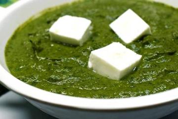 パラクパニールカレー Palak paneer curry