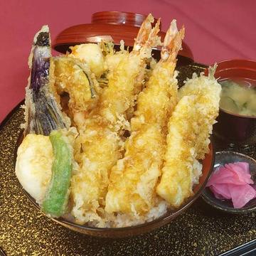 特上天丼(香の物付)
