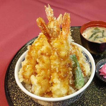 海老天丼(香の物付)