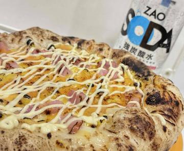 【ドリンクセット】コーンマヨネーズベーコンピザ+炭酸水