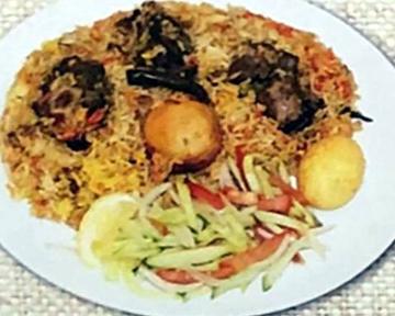 マトンカッチビリヤニ+ドリンク Mutton Biryani + Drink