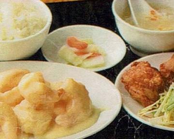 海老マヨ定食