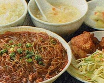 麻婆春雨定食