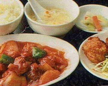 酢豚定食