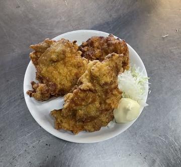 唐揚げ3個とライス