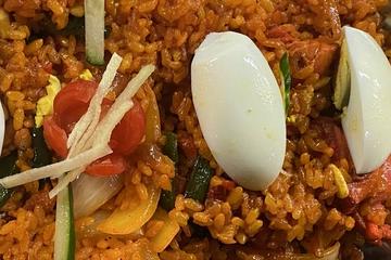 チキンビリヤニ(スープ付き) Chicken biryani (with soup)
