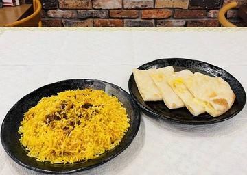 マトンビリヤニチーズナンセット(Mutton Biriyani Cheese Nan Set)