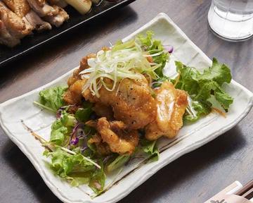 俺の鶏塩唐揚げ~ネギ塩たれ~ Savory Fried Chicken with Green Onion & Salt Sauce