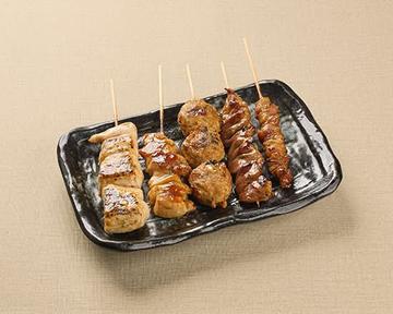 焼き鳥盛り合わせ(タレ)5本
