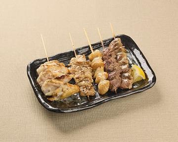 焼き鳥盛り合わせ(塩)5本