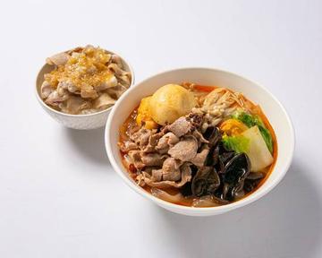(白)麻辣湯 ミニ丼セット【W-MMS】