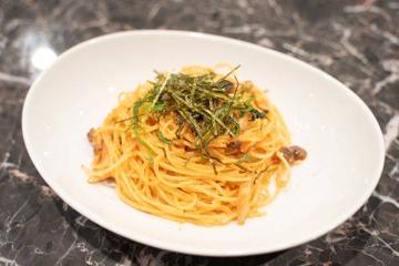 明太和風キノコパスタ