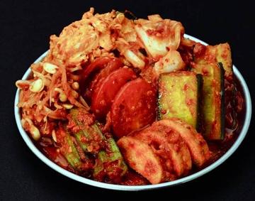 自家製キムチ7種盛