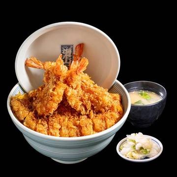 海老山スペシャル(海老＆豚)お新香・味噌汁セット EBIYAMA special Tsukemono・Miso soup