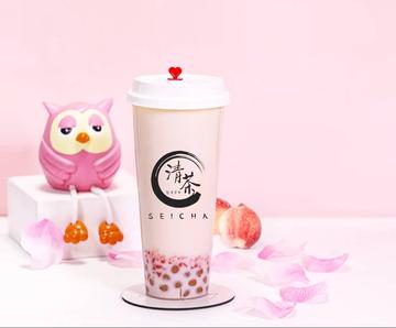 白桃烏龍タピオカミルクティー