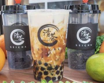 天香ジャスミン黒糖タピオカラテ Tenkou Jasmine Brown Sugar Tapioca Latte
