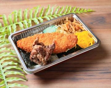 のり弁白身＆唐揚げ弁当