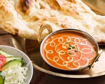 【人気No.2！】セットK(バターチキンカレーナンサラダ) Set K