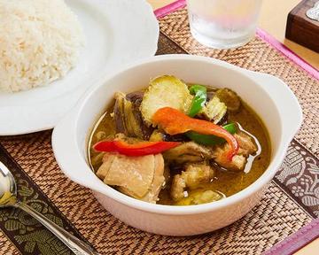 グリーンカレーご飯付き Green Curry +