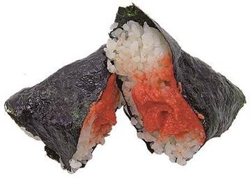 おいしい韓国のり風 手作りおにぎり 明太子
