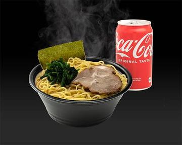 家系らーめんドリンクセット Ramen and drink