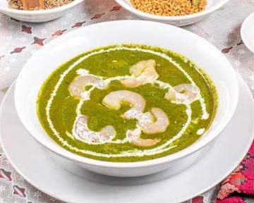 エビホウレン草カレー Shrimp spinach curry