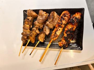 タレが決め手！焼き鳥5種盛り