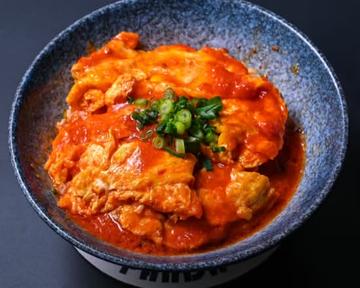 玉子トマト炒めかけご飯