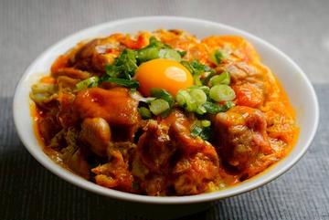 月見親子丼(鶏 80g) Tukimi Oyakodon(80g chicken)