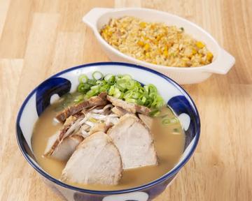 チャーシュー麺 ミニチャーハンセット  Chashu Ramen  Mini Fried Rice Set