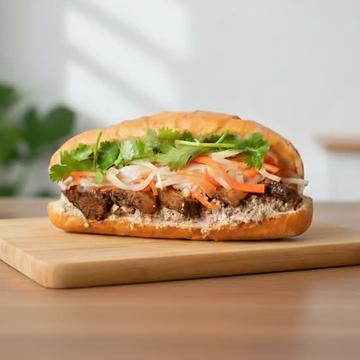 自家製チャーシューバインミー (レバーパテ入り) |