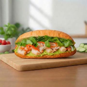 【人気No.3 】エビアボカドバインミー | Shrimp ＆ Avocado Banh Mi