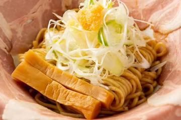錆びた刃 (汁なし特製ラーメン) Kansai area Dashi Shoyu Ramen arranged without soup