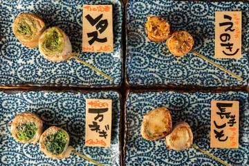野菜巻き串&焼き鳥のお任せ10本セット