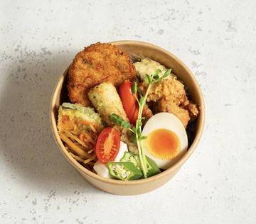 鶏唐メンチのり弁