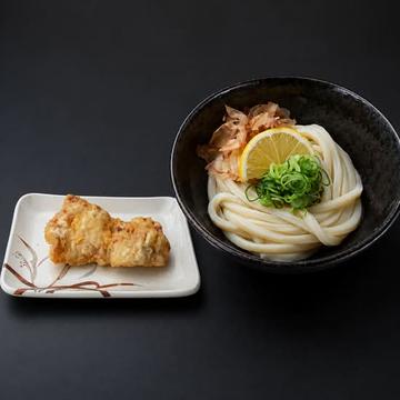 とり天ぶっかけうどん