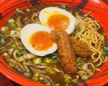 濃厚味噌らーめん(味玉、さつま揚げ入り)