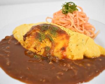 デミグラスオムライス+ミニパスタセット