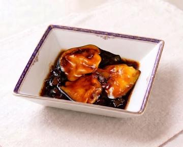 水餃子の甘酢餡かけ