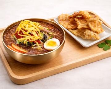 冷麺Bセット(冷麺+鍋包肉(小))