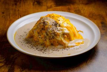 ポルチーニホワイトオムライス White sauce Omelet rice