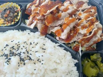 軽めなのに満足！豚しゃぶ弁当！