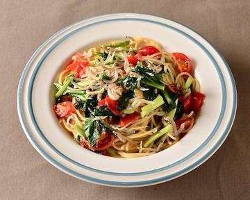 ちりめんじゃことオーガニックリーフスパゲッティ Whitebait ＆ Organic Leaves - Spaghetti Bianchetti