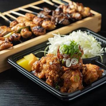 さっぱりねぎ塩唐揚げ弁当(唐揚4個+ごはん150g+味噌汁付き)