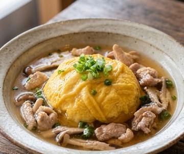 鶏だし和風スープオムライス