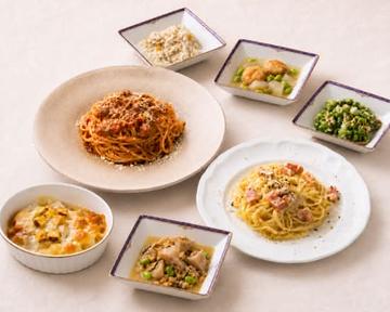 【2人前シェアセット】選べるパスタ2種＆イタリアン前菜5品セットShare Set for 2 - 2 Pastas + 5 Antipasti