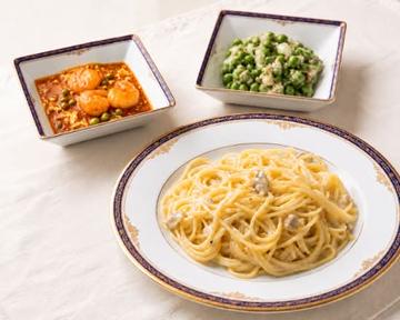 【1,800円セット】選べるパスタ＆イタリアン前菜2品セットPasta + 2 Antipasti Set