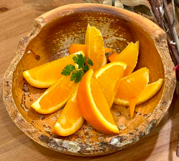 美味しいオレンジを食べるのです！