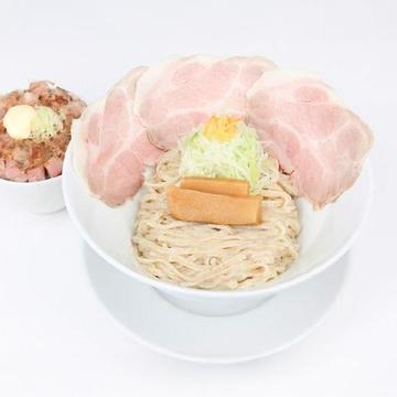 柚子まぜそば+チャーシュー丼セット