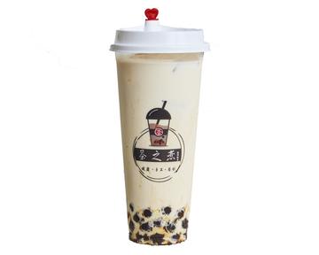 ジャスミンミルクティー(黒糖タピオカなし) Jasmine Milk Tea (Without Brown Sugar Tapioca Pearls)